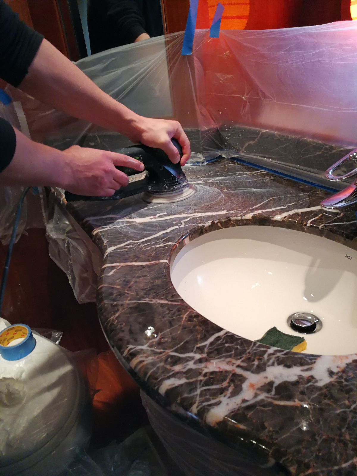 Marble detailing and polishing